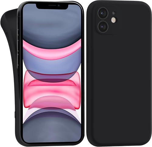 MyGadget Cover per iPhone 11 - Custodia Protettiva in Silicone Morbido – Case TPU Flessibile - Ultra Protezione Antiurto & Antiscivolo Nero