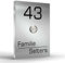 Tomtec Edelstahl Aufputz Klingel Türklingel 110x160mm LED Taster - Klingel in verschiedenen Größen und Farben MIT BESCHRIFTUNG