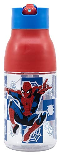 BOTELLA ECOZEN SIPPER PREMIUM 420 ML SPIDERMAN ARACHNID GRID