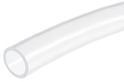 DMiotech 45mm ID 53,0mm OD Klare PVC-Röhre transparente Schlauch Vinylrohr | 1m Länge, Flexible, Für Garten Wasserrohr Luftrohr Ölrohr