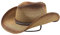 TINAYAUE Chapeau de Cowboy Casquette de Soleil Chapeau de Paille Style Western Panama de Jazz Protection du Soleil Bonnet de Voyage Extérieur pour Femme Homme