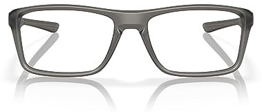 Oakley Ox8178 Herren Brillenrahmen für verschreibungspflichtige Brillen, rechteckig, Satingraue Rauch-/Demo-Gläser, 55 mm