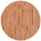 vidaXL Tischplatte, Holzplatte Holztischplatte Rund, Ersatzplatte Platte für Beistelltisch Bartisch, Massivholztischplatte Esstischplatte, Ø90x4 cm Massivholz Buche