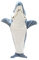 Hai Decke Erwachsene Weich Flanell Decke Mit Ärmeln Shark Schwanz Anzug Super Weich Hai Schlafsack Geschenk Für Erwachsene Kinder Hoodie Kostüm