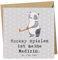 Mr. & Mrs. Panda Deluxe Karte Panda Hockey spielen - Geschenk, Schenken, Hochwertige Klappkarte, Hockey Verein, Feldhockey, Hockeyschläger, Sport,