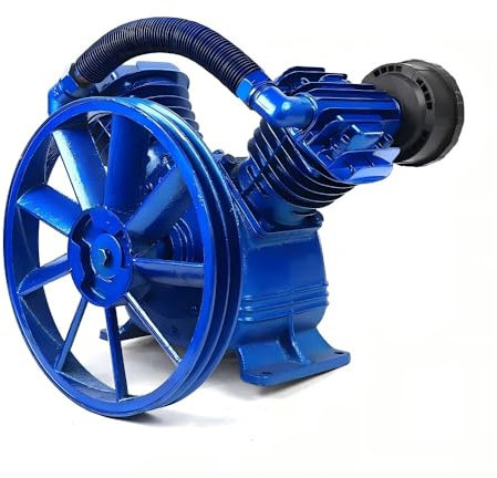 5.5hp Tête de Compresseur d'air,Compresseur à Air Comprimé 2 Cylindres 850rpm 600L/min 8 Bar Pour Usines Réparations Automobiles etc