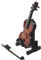 Musikinstrument-Ornament-Set Geschenke Violine Musikinstrument Miniatur-Replik Mit Koffer Violine Und Bogen 8x3cm