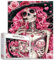 Tucocoo Skelett-Frauen-Puzzles für Erwachsene, 1000 Teile, rosa Rosen, Glas, Weinschädel, Kunst-Puzzle, bunt, DIY-Bastelpuzzles für Heimdekoration, Geschenke, Familienpuzzle, perfekt für Spieleabende