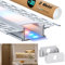 LASLUX 20 x LED Aluminium Profil 2m (40m) Led Trockenbau Profil led fliesenprofil für als 20 mm oder Dual Led Streifen/Led Leisten/Led Profil, with Milchig Weißer Abdeckung Endkappen - 64,2 x 13,8 mm