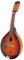 Mandolina Profesional Instrumento Instrumento Musical Mandolina De Madera Maciza Hecho A Mano En Mandolina Sunburst De 8 Cuerdas