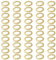 YIXISI 50 Piezas 10.2x15x1 mm Arandelas para Bisagras de Puertas, Anillos de para Bisagras de Puerta, Arandela Bisagra Puerta Habitación, para Bisagras de Puertas, Latón