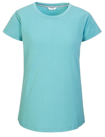 killtec Damen Funktions T-Shirt/Tshirt Kurzarm KOS 23 WMN TSHRT, Aqua, 44, 42849-000