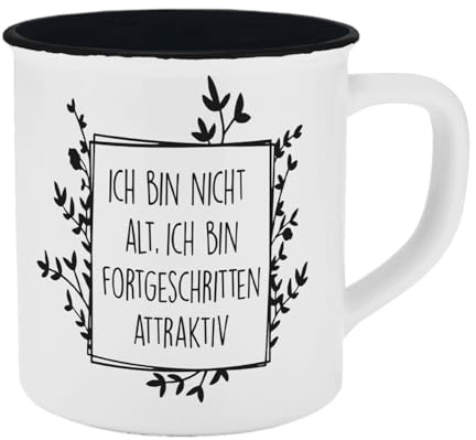 Tasse Fortgeschritten attraktiv Emaille-Opt. 400ml
