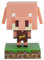 Paladone Minecraft-Piglin-Minifigur-Lampe, offiziell lizenzierte LED-Lampe für Kinderzimmer, Spielzimmer und Heimdekoration, batteriebetriebenes Sammlerstück
