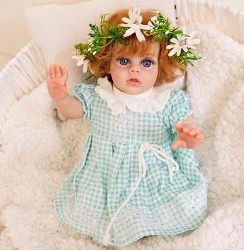 RXDOLL Mini Reborn Baby Puppen Realistische 26 cm Weiche Tuch Körper Handgemachte 3D Haut Wurzelhaar Look Real Life Posable Neugeborene Bebe Spielzeug Geburtstagsgeschenke