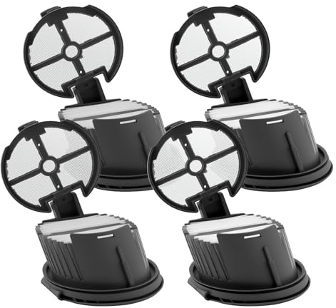 (4 Stück) H14 Pro Ersatz-HEPA-Filter, kompatibel mit Dreame H14 Pro/ H14/ H14 Dual Akku-Nass-Trockensauger, Zubehörset, Staubsaugerfilter