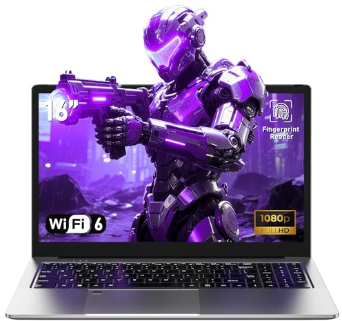 CHIFUYOU Ordinateur Portable Gaming 16 Pouces 32 Go DDR4 1 to SSD, R7 5825U jusqu'à 4,5 GHz, WiFi 6, Ports multimédia, écran Full HD 1920 × 1080, Webcam/pavé Tactile/Clavier rétroéclairé