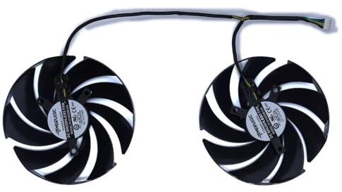 FDMOZRE Ventilateur de Carte Graphique PLD10020B12HH pour MSI RTX 4090 pour Gaming X Slim 24 Go pour RTX4090 Trio(Dual B C Fan)