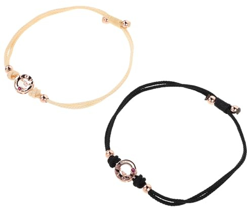 TOPPERFUN Verstellbare Armbänder mit Vibrations touchfunktion Geflochtene Fernbeziehung Armbänder für Damen und Herren Komfortable Partnerarmbänder zur Besonderen Geschenkidee