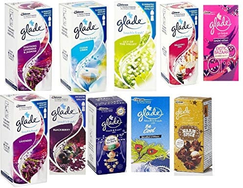glade 6 x TOUCH N FRESH REFILL'S 10ML - Random Mix