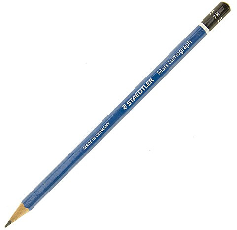 Staedtler Farbstifte, 3Stück Papier März Lumograph 100Mine 2mm blau 7H