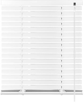 S SIENOC Aluminium Venetian Blind Alu Jalousie Alujalousie Schalusie Jalousette Fenster Rollo Montage-70x130cm-Weiß
