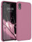 kwmobile Cover per Apple iPhone XR Custodia - Back Case per Smartphone in Silicone TPU - Protezione Gommata - rosa scuro