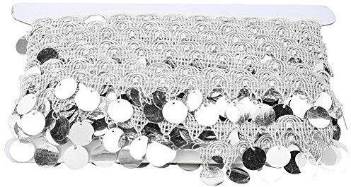 Fdit 10Yards Bauchtanz Quastengürtel Runde Münze Hüfttuch Quaste Bauchkette für National Dancing Clothing Decoration Accessoires