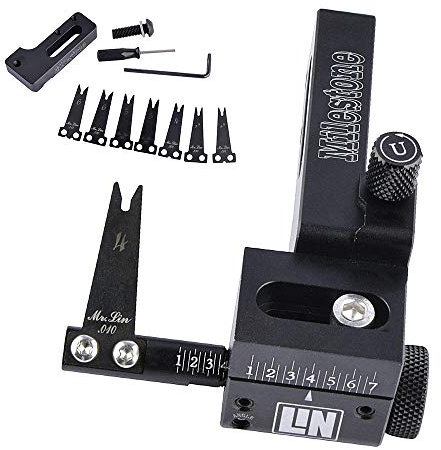 AMEYXGS Bogenschießen Pfeilauflage Einstellbare Aluminiumlegierung Compound Bogen Pfeilauflage Pfeilwerfer Jagd Schießteile Zubehör für Outdoor Sportarten Rechte Hand (Schwarz)
