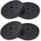 Trintion 4x5kg Weight Plates Dumbbells Weight Lifting Vinyl Weight Lifting Plates Body Building for Body Fitness Perfect Home Gym Equipment