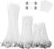 URAQT Mecha para Velas, 300 mechas de algodón Natural para Velas con 60 Pegatinas de Puntos y 2 Soportes para mechas, mechas largas pre enceradas de bajo Humo para Hacer Velas artesanales(10 cm)