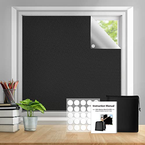 MEKO Estor Opaco Sin Perforación, 300 x 145 cm, Corte a Medida, se Puede Fijar a Las Ventanas sin Taladrar, Cortinas Opacas Térmicas para Dormitorios y Habitaciones de Niños