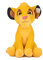 Famosa Softies - Peluche Simba del film Disney Il Re Leone, di medie dimensioni e consistenza morbida e morbida, ha un suono divertente, da regalare a qualsiasi età, (760021695)