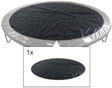 Jump PRO weatherproof trampoline cover. Fits with enclosure poles up. UV-resistant protects from rain & debris! Fits Zero Gravity & Sportspower Trampolines (248cm for 9ft Round Trampoline, Round)