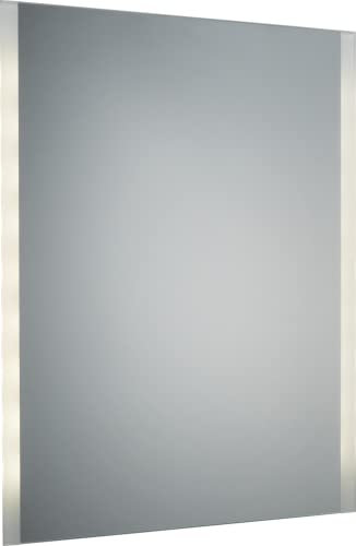 Knightsbridge Battery Operated IP44 LED Edge Lit Bathroom Mirror