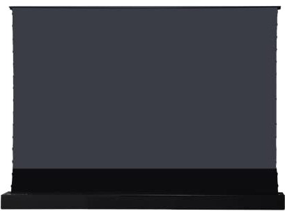 HiViLux® Boden Tension Motor CLR/ALR Leinwand für UST-Beamer:HiViPrism Cinema HDR Hochkontrast/8K/4K/3D (16:9 150Zoll 332x187cm Schwarz)