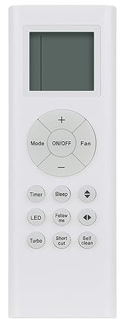 ALLIMITY Reemplazo de Mando a Distancia Aire Acondicionado adaptar por Midea Senville Air Conditioner AC A/C RG66A1/BGEF RG66B3/BGEF RG66A1/BGEFU1 RG66A2/BGEFU1