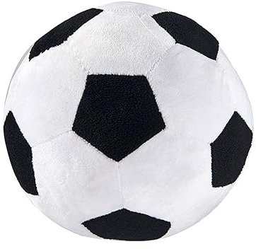 EBbels Plüsch Football Kissen, Weich Gefülltes Plüschkissen Winter Plüsch Sofa Wurfkissen Rückenkissen Für Kinder, Jungen, Mädchen, Männer, Freund, Geburtstag (Fußball, 22cm)
