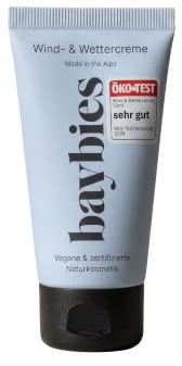 BAYBIES Wind und Wettercreme 50 ml, Schützt vor Kälte und Nasse, Babycreme für sensible Babyhaut, Vegan & Naturzertifiziert, Mit Apothekerin Entwickelt