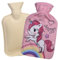 Einhorn Wärmflasche- abnehmbare und weiche Plüsch 1L Hot Water Bottle- Wärmflasche für Schulter Nacken Rücken Taille Beine- für Erwachsene und Kinder