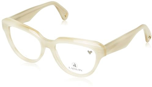 Lanvin LNV2635 103 Ivory Horn Eyewear Woman Acetato, Tea Cup, 54