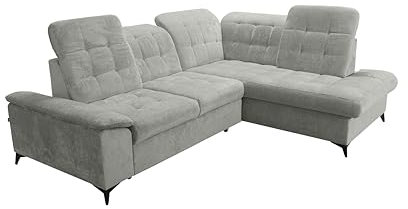 Robin Inspire NEO L Ecksofa Schlafsofa Grau Rechts