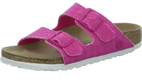 Birkenstock Sandali Arizona viola ciabatte in tessuto taglia 37 stretta