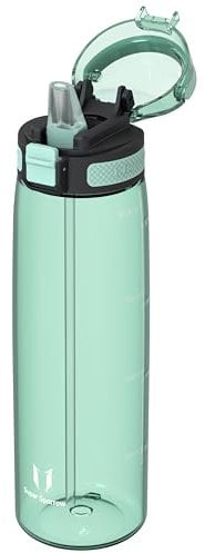 Super Sparrow Trinkflasche 1L - TouchSip Wasserflasche - BPA-frei - Ideale Sportflasche - Strohhalm Tritan Flasche für Sport, Outdoor und Camping - Leicht, Nachhaltig