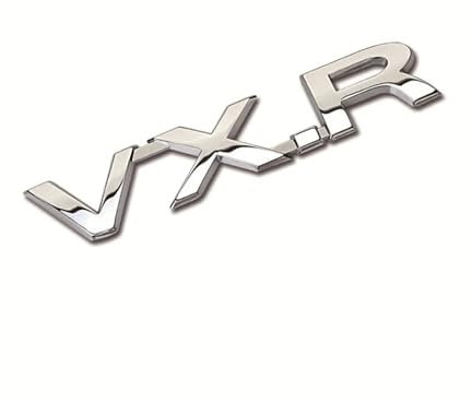 YSRWTBBA EKHNMTCM 2.5V V6 V8 VX VXR TXL VXL Emblem Trunk Lid Sticker Displacement Auto Accessories, einfach abziehen und abzi(VXR)