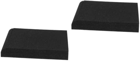 ULDIGI 2pcs Speaker Isolation Pad High-density Acoustic Sponge Cushion for Small Speakers Shock-absorbing Easy to Install for Home Use