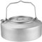 Peosaard Camping Kettle,1L Titanium Kettle with Folding Handle & Filter,Ultralight Teapot Outdoor Camping Coffee Pot for Boiling Water Coffee Tea
