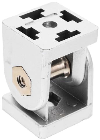 OKUMEYR Jalousien Ersatzteile aus Aluminium mit Schwenkbarer Montagehalterung und Drehverbinder Verstellbarer Winkel und Einfache Montage für Maschinenbau und Elektrotechnik
