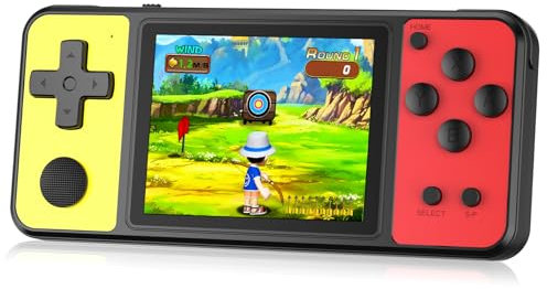 ZHISHAN Videogiochi portatili a 32 bit per bambini con 139 videogiochi integrati, schermo IPS da 3 pollici, ricaricabile, portatile, gioco arcade, giocattolo elettronico per ragazzi e ragazze, regalo