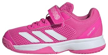 adidas Unisex Kids Courtflash Hook-and-Loop Kids Tennisschuh